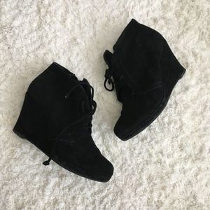 Dolce Vita Wedge Booties in Black